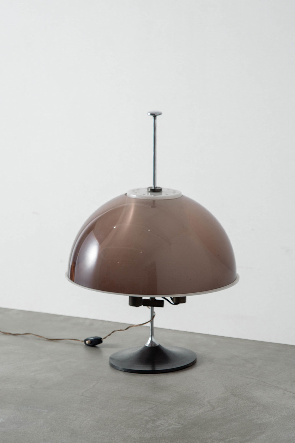 Adjustable Table Lamp by Elio Martinelli for Martinelli Luce in Steel and Acryl