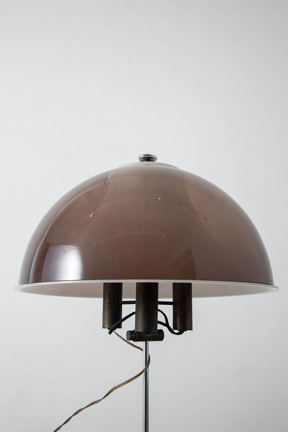 Adjustable Table Lamp by Elio Martinelli for Martinelli Luce in Steel and Acryl