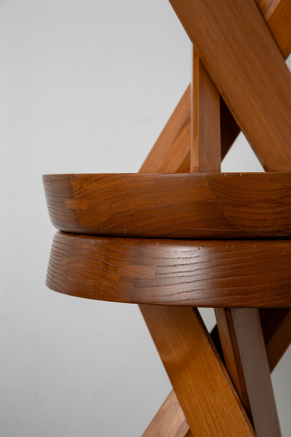 S31 Stool by Pierre Chapo in Elm