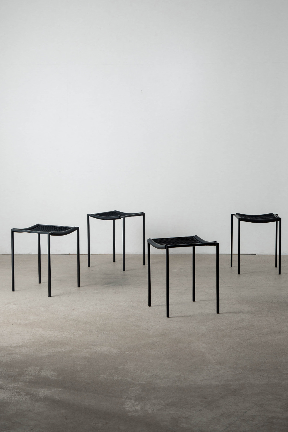 Sgabello Basso Stool by Maurizio Peregalli for ZEUS in Steel