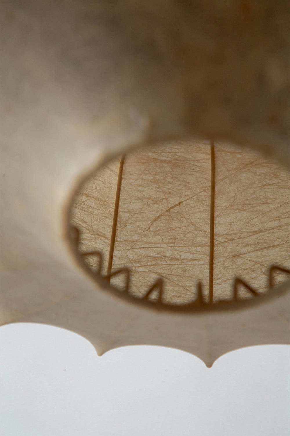 Cocoon Pendant Lamp in Resin and Steel