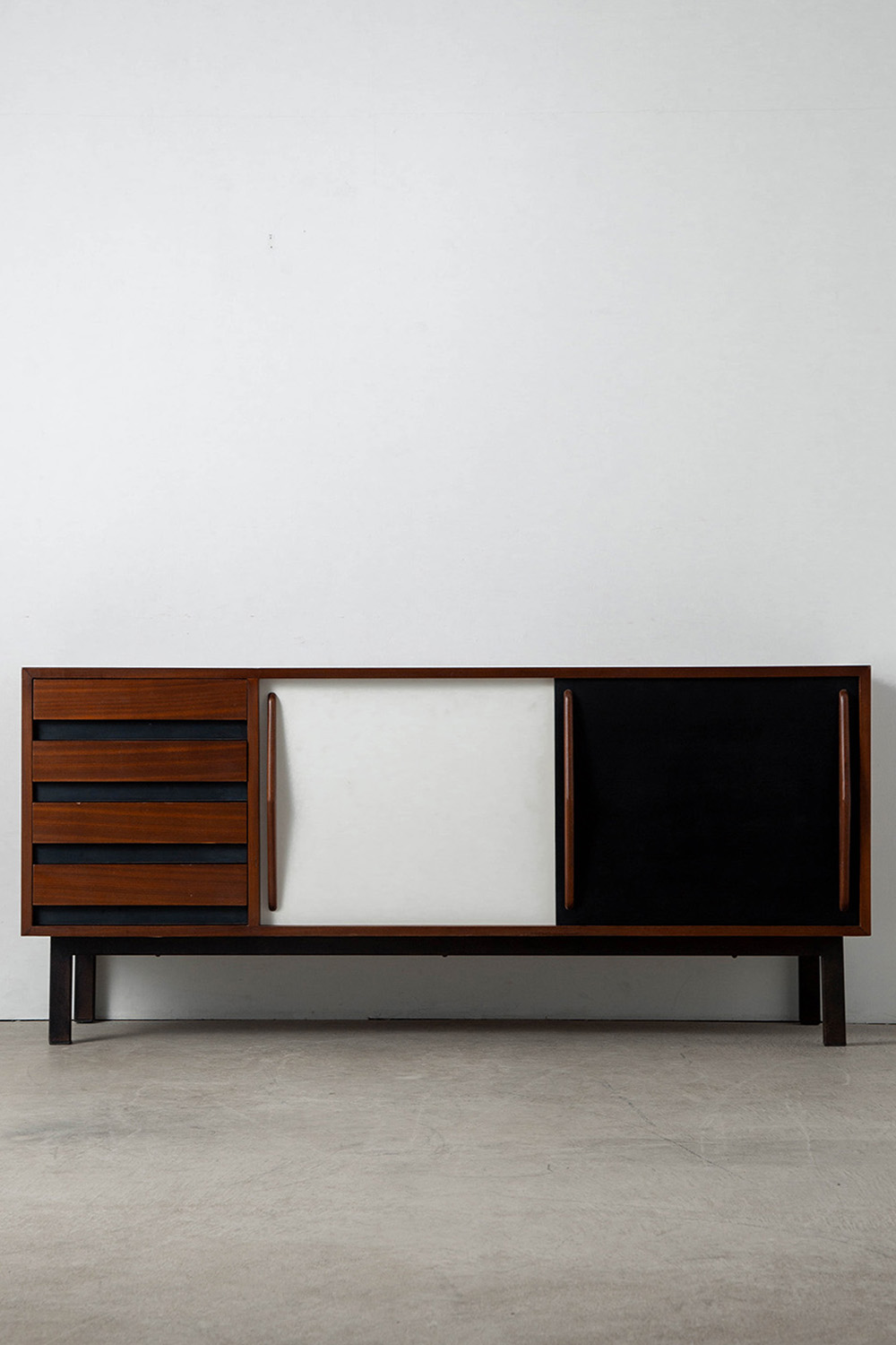 Sideboard by Charlotte Perriand for Steph Simon in Ash and Steel