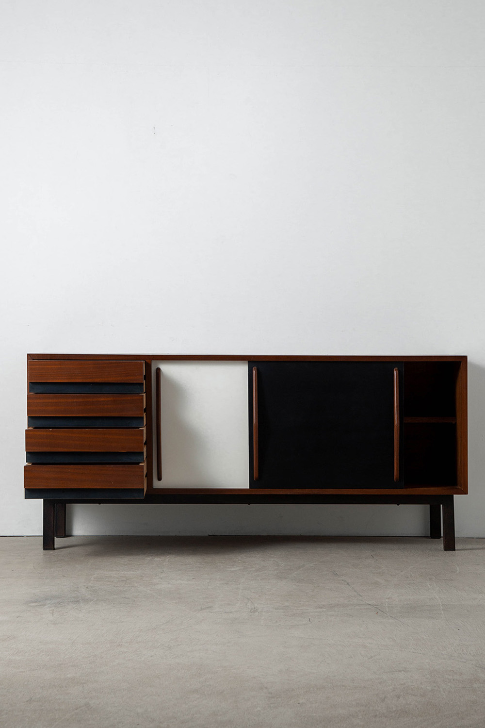 Sideboard by Charlotte Perriand for Steph Simon in Ash and Steel