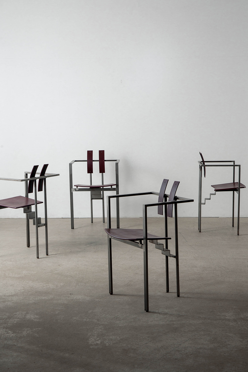 Trix Chair by Karl Friedrich Förster in Steel