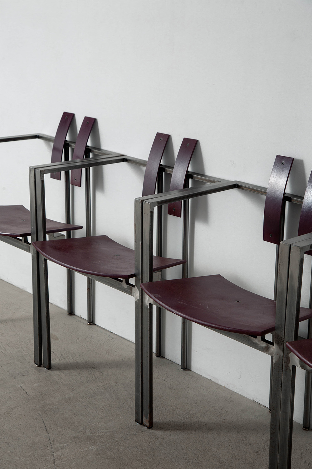 Trix Chair by Karl Friedrich Förster in Steel