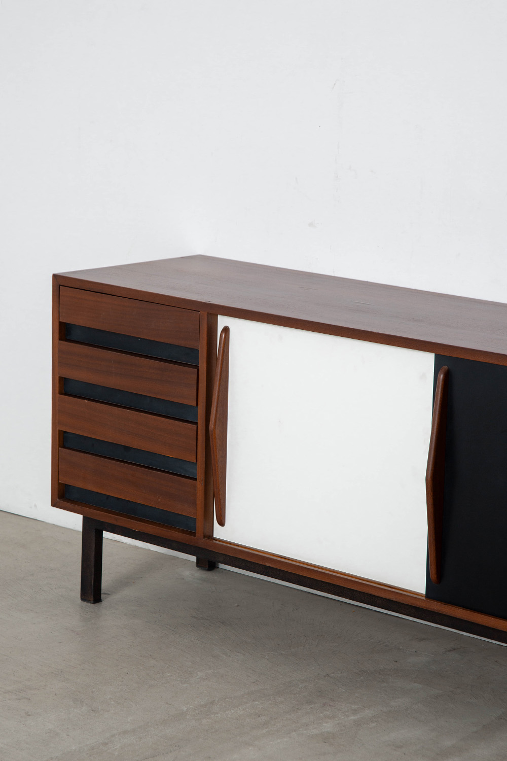 Sideboard by Charlotte Perriand for Steph Simon in Ash and Steel