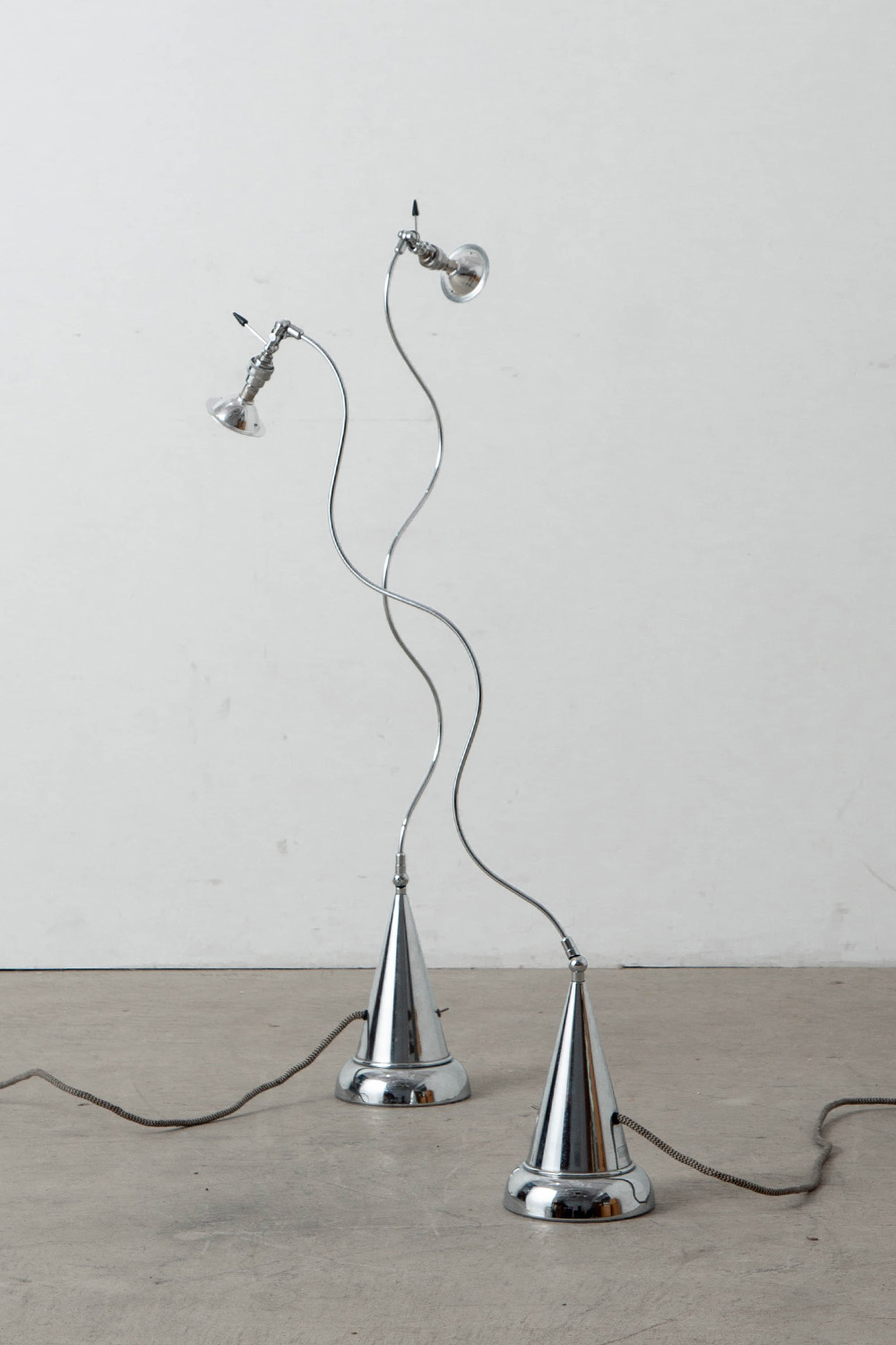 Floor Lamp by Andrea Bastianello for Disegnoluce in Chrome