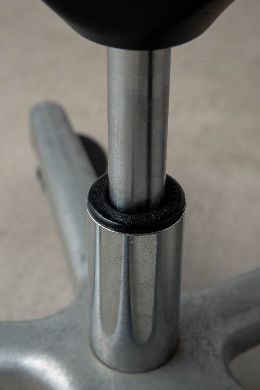 Sandows Office Chair by René Herbst for Ecart International in Chrome and Elastic cord