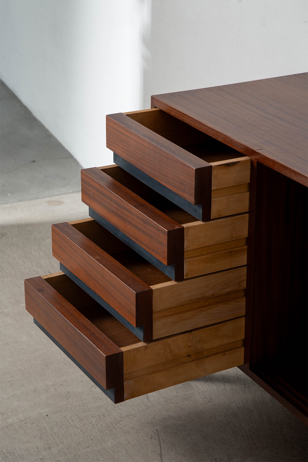 Sideboard by Charlotte Perriand for Steph Simon in Ash and Steel