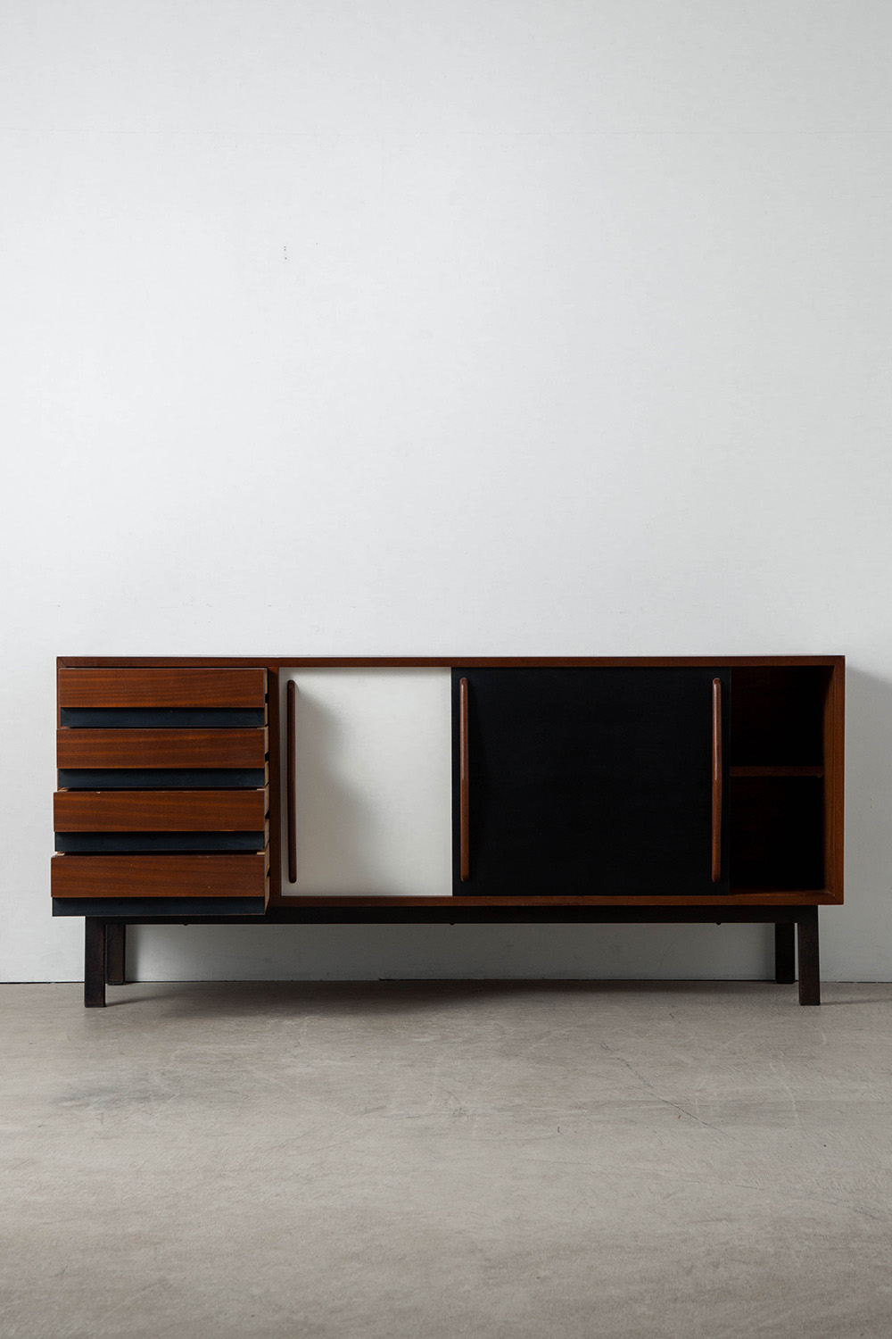 Sideboard by Charlotte Perriand for Steph Simon in Ash and Steel