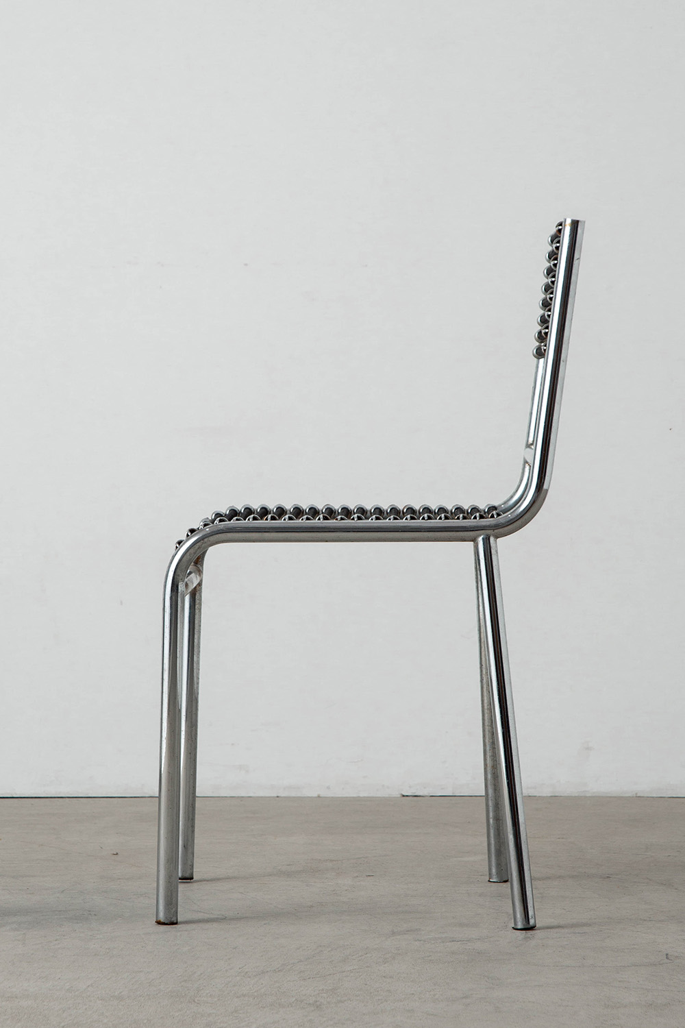 Sandows Chair by René Herbst for Ecart International in Chrome and elastic cord