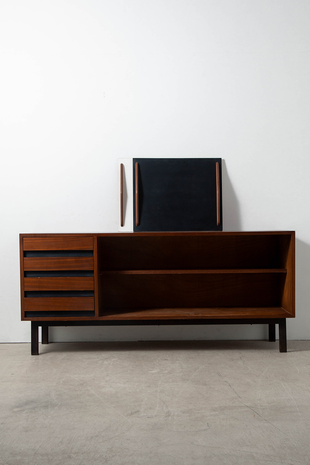 Sideboard by Charlotte Perriand for Steph Simon in Ash and Steel