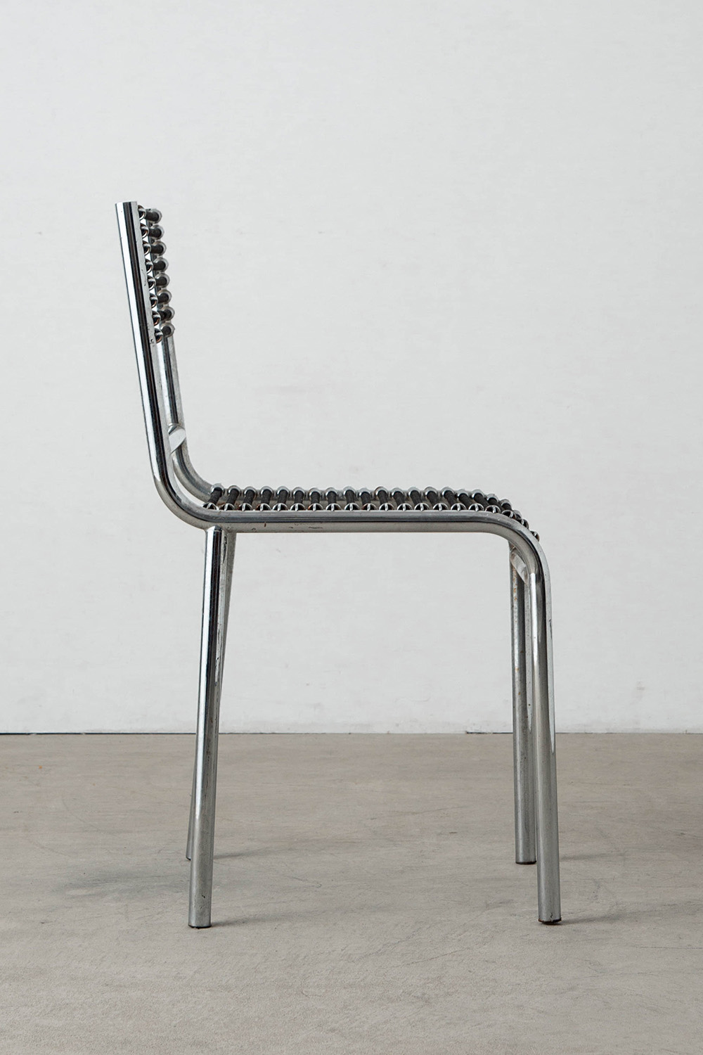 Sandows Chair by René Herbst for Ecart International in Chrome and elastic cord