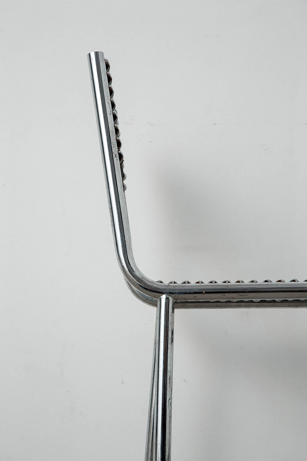 Sandows Chair by René Herbst for Ecart International in Chrome and elastic cord