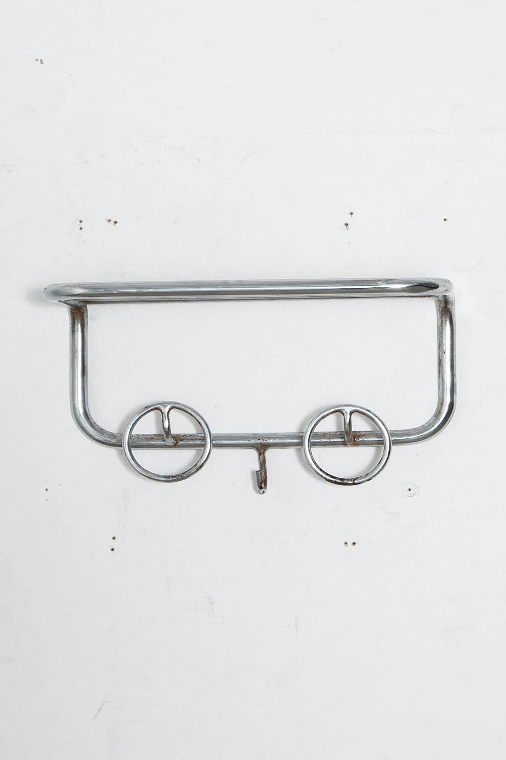 Vintage Wall Coat Rack in Steel