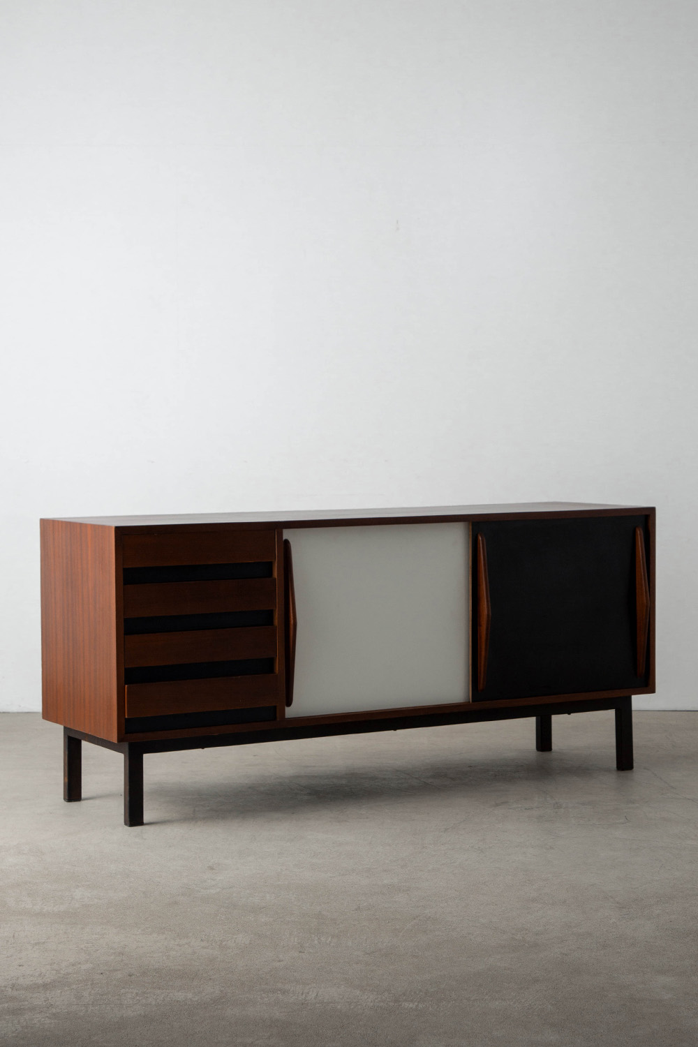 Sideboard by Charlotte Perriand for Steph Simon in Ash and Steel