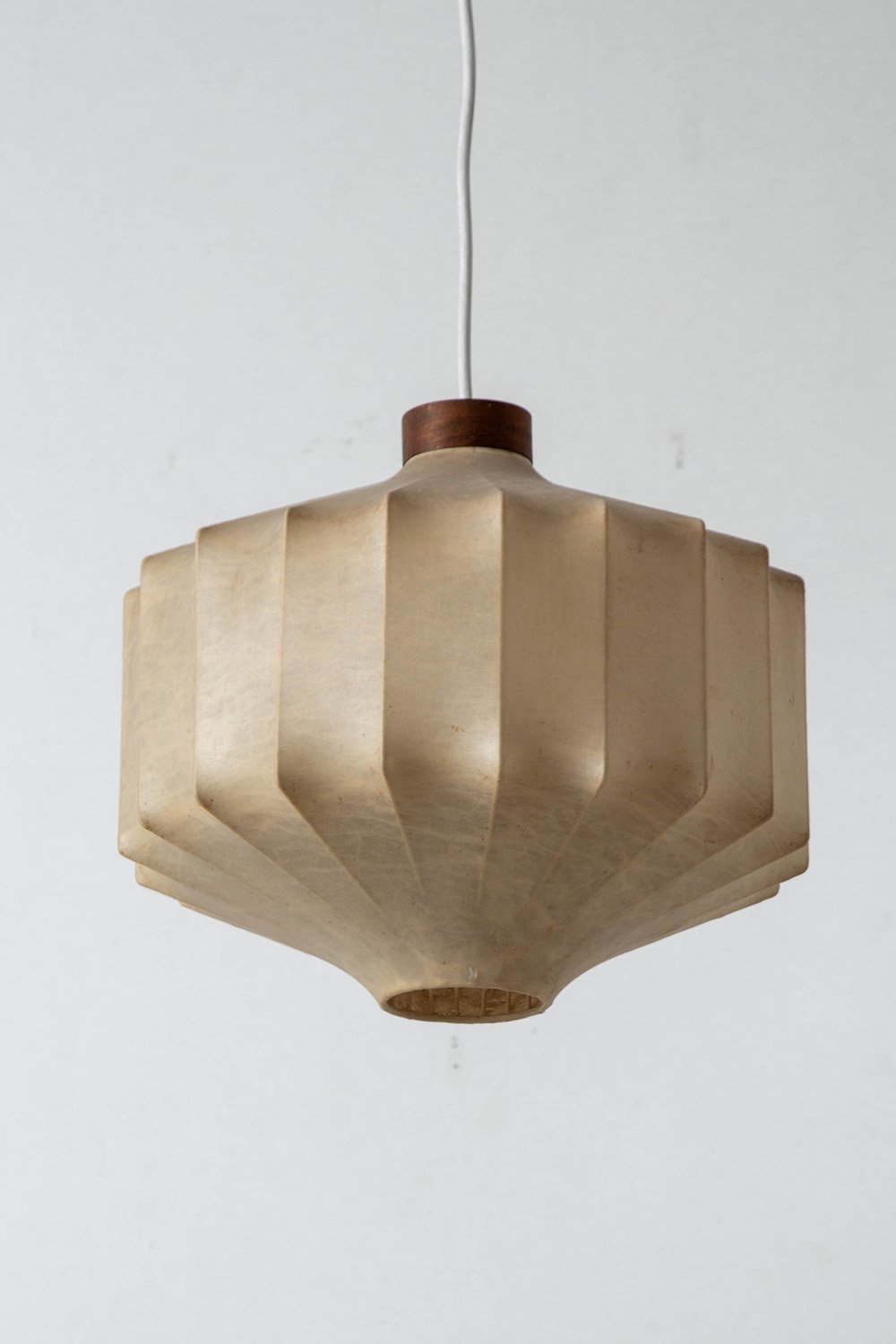 Cocoon Pendant Lamp in Resin and Steel