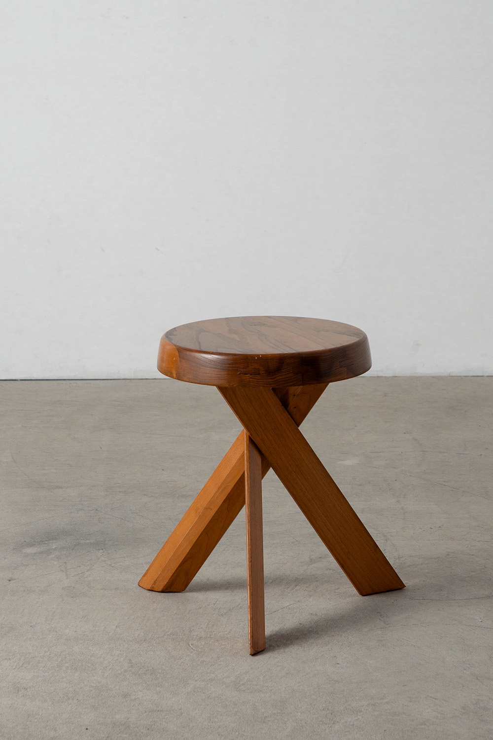 S31 Stool by Pierre Chapo in Elm