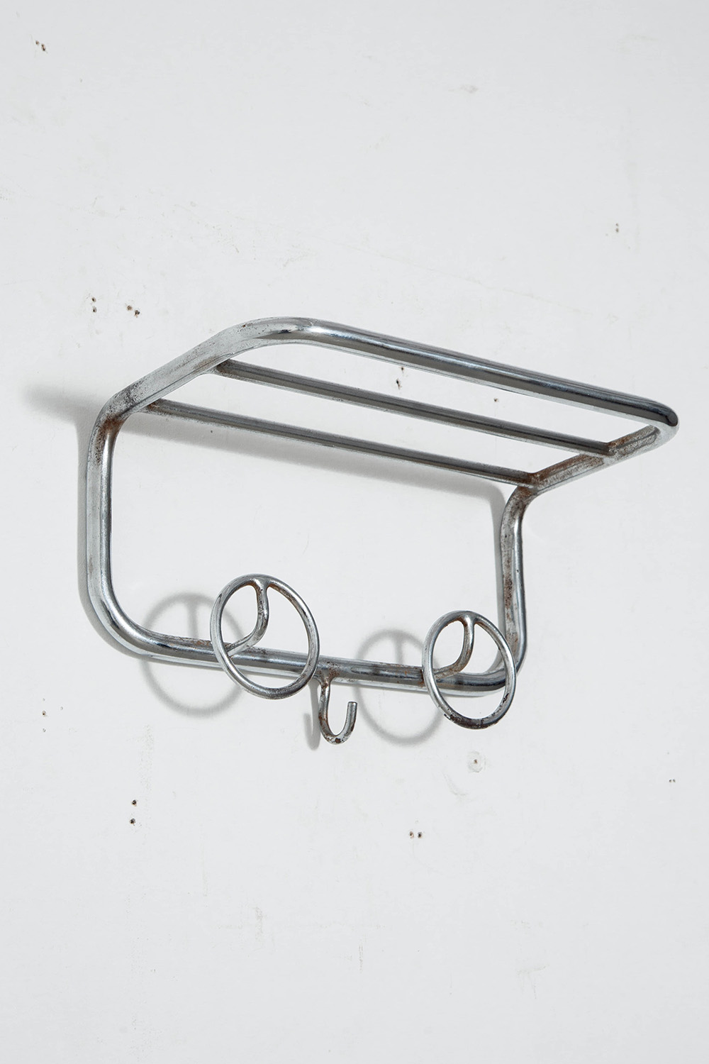 Vintage Wall Coat Rack in Steel