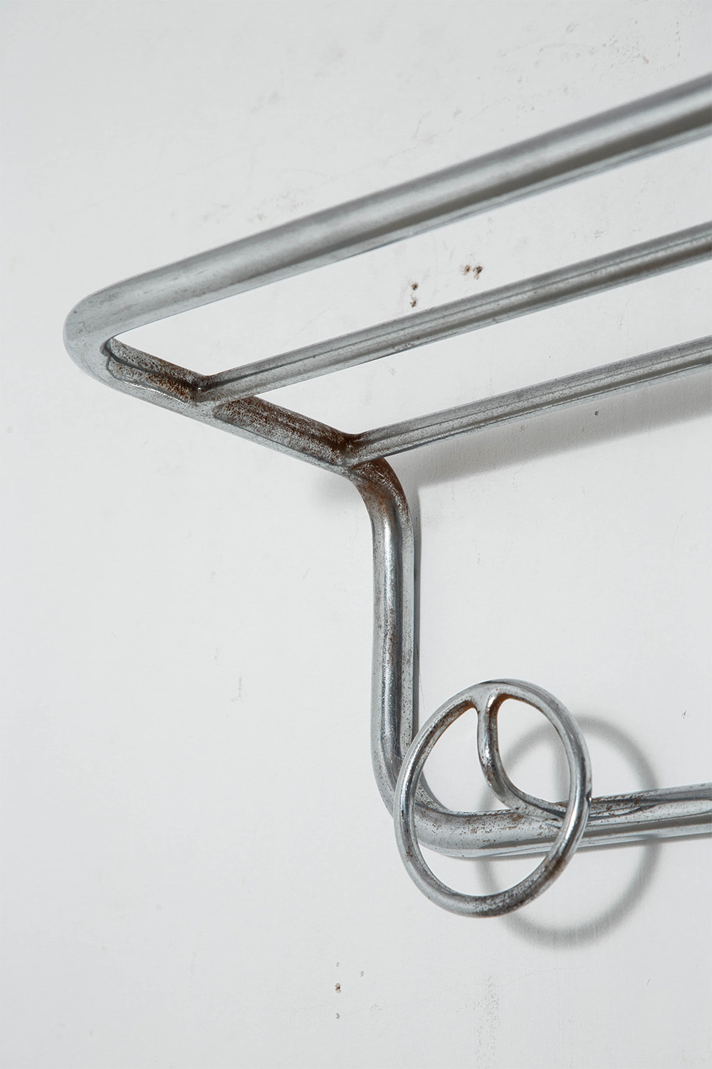 Vintage Wall Coat Rack in Steel