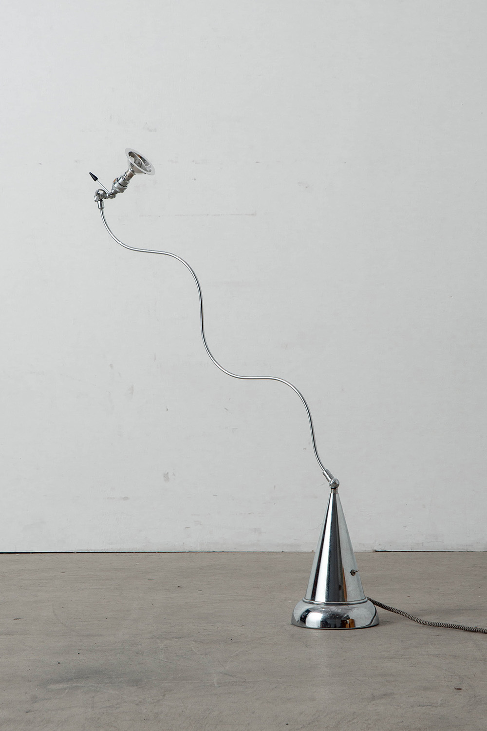 Floor Lamp by Andrea Bastianello for Disegnoluce in Chrome