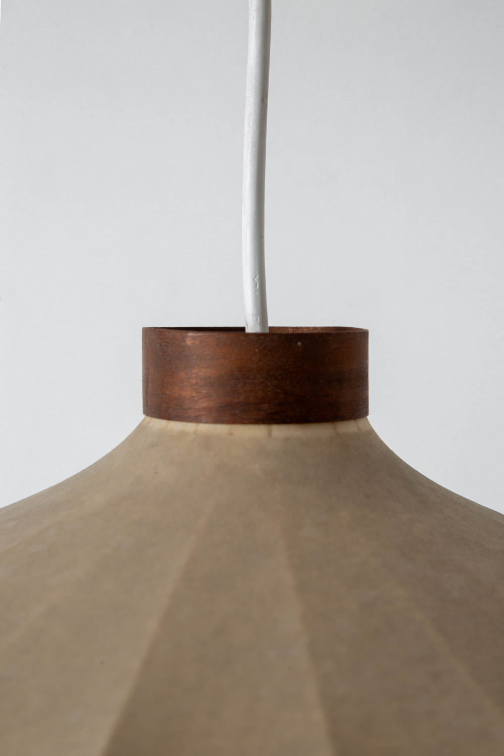 Cocoon Pendant Lamp in Resin and Steel
