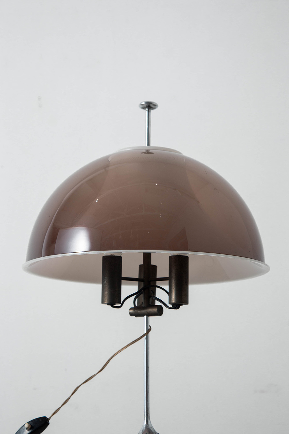 Adjustable Table Lamp by Elio Martinelli for Martinelli Luce in Steel and Acryl
