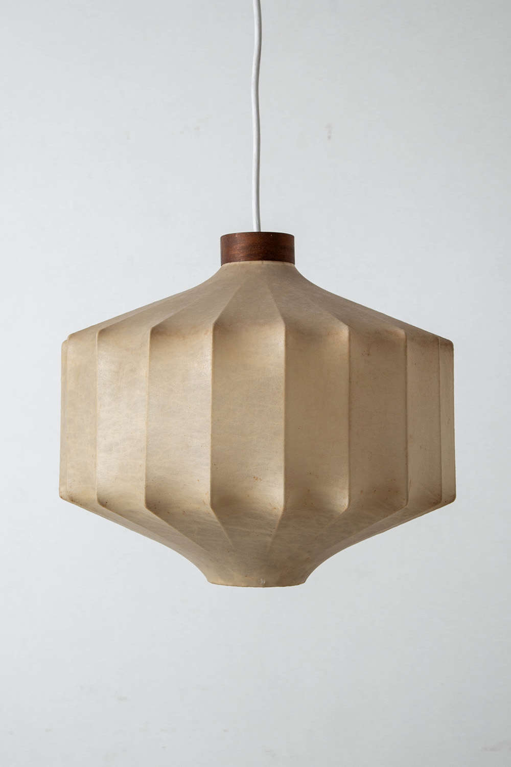 Cocoon Pendant Lamp in Resin and Steel