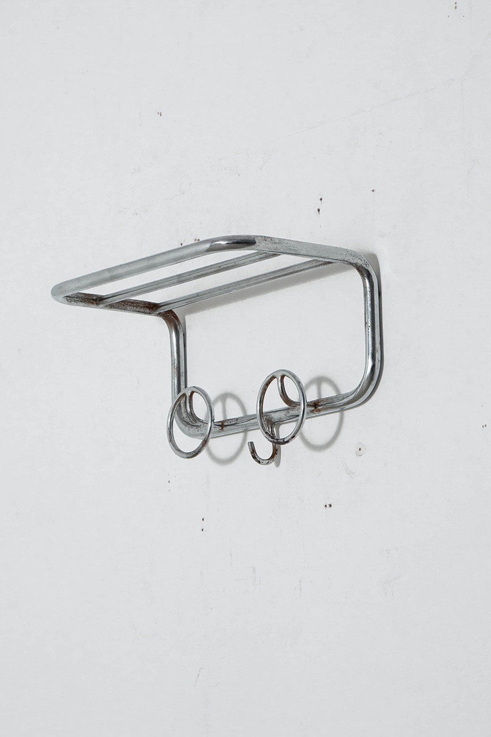 Vintage Wall Coat Rack in Steel