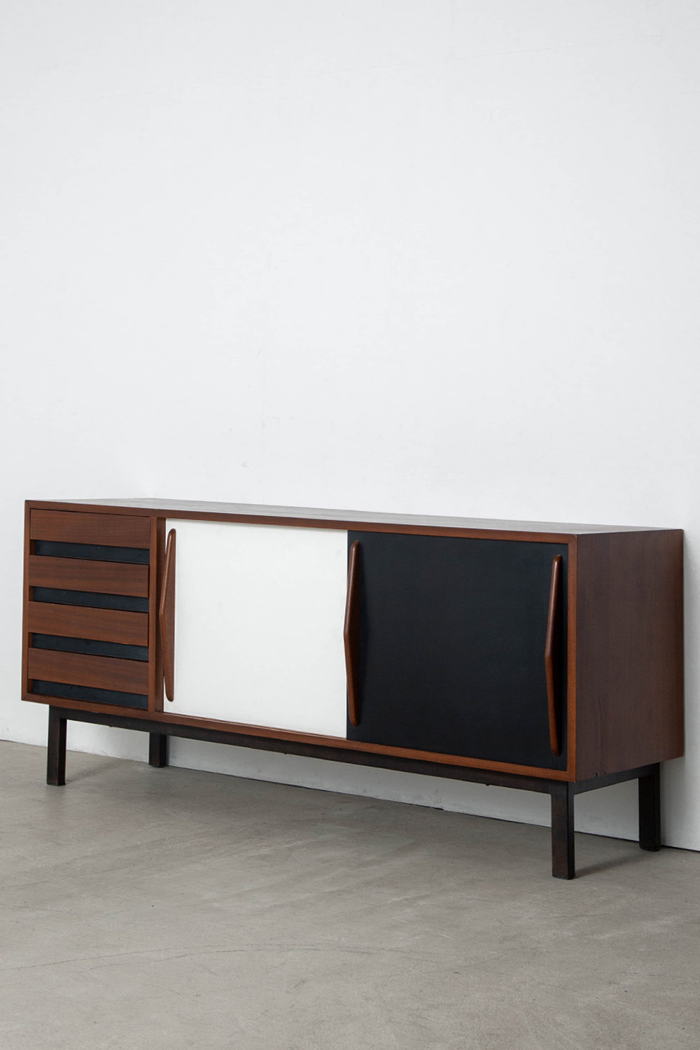 Sideboard by Charlotte Perriand for Steph Simon in Ash and Steel