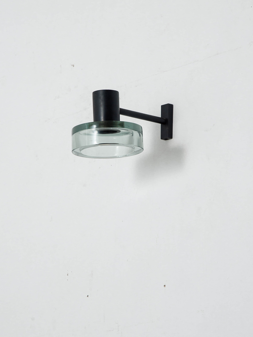 Wall Lamp by Flavio Poli in Glass and Steel