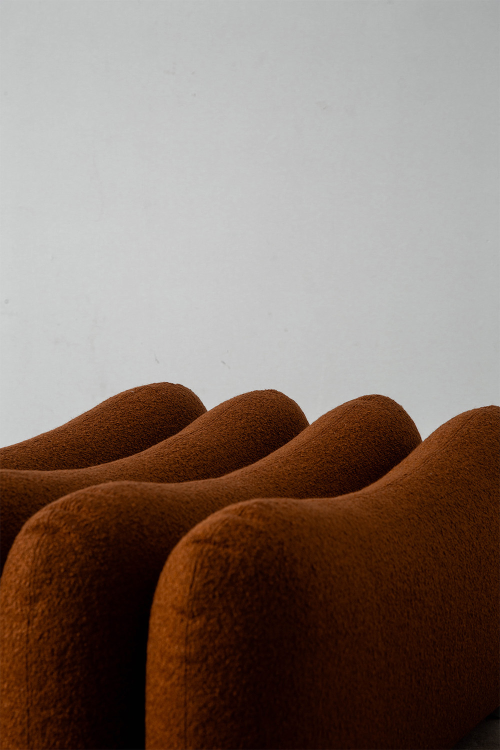 Additional System Armchair and Ottoman by Joe Colombo for Tacchini in Fabric