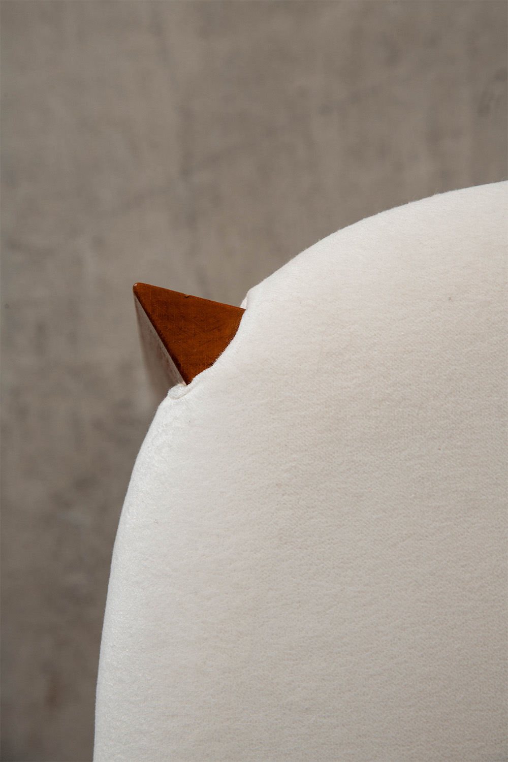 969 Chair by Gio Ponti for Montina in Wood and Fabric