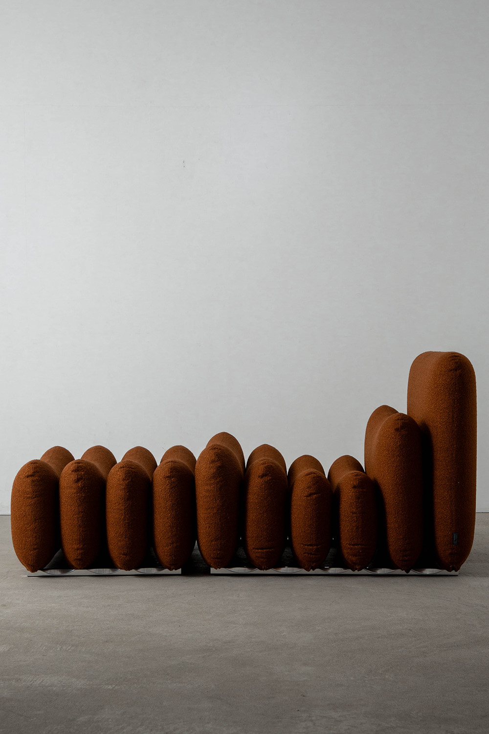 Additional System Armchair and Ottoman by Joe Colombo for Tacchini in Fabric