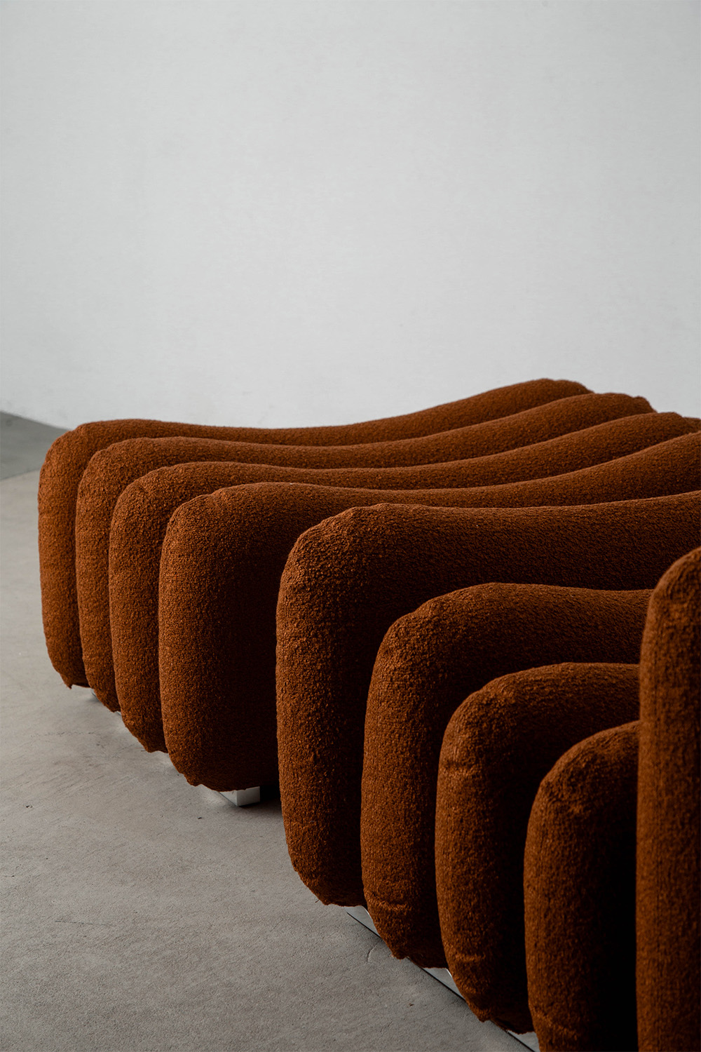 Additional System Armchair and Ottoman by Joe Colombo for Tacchini in Fabric
