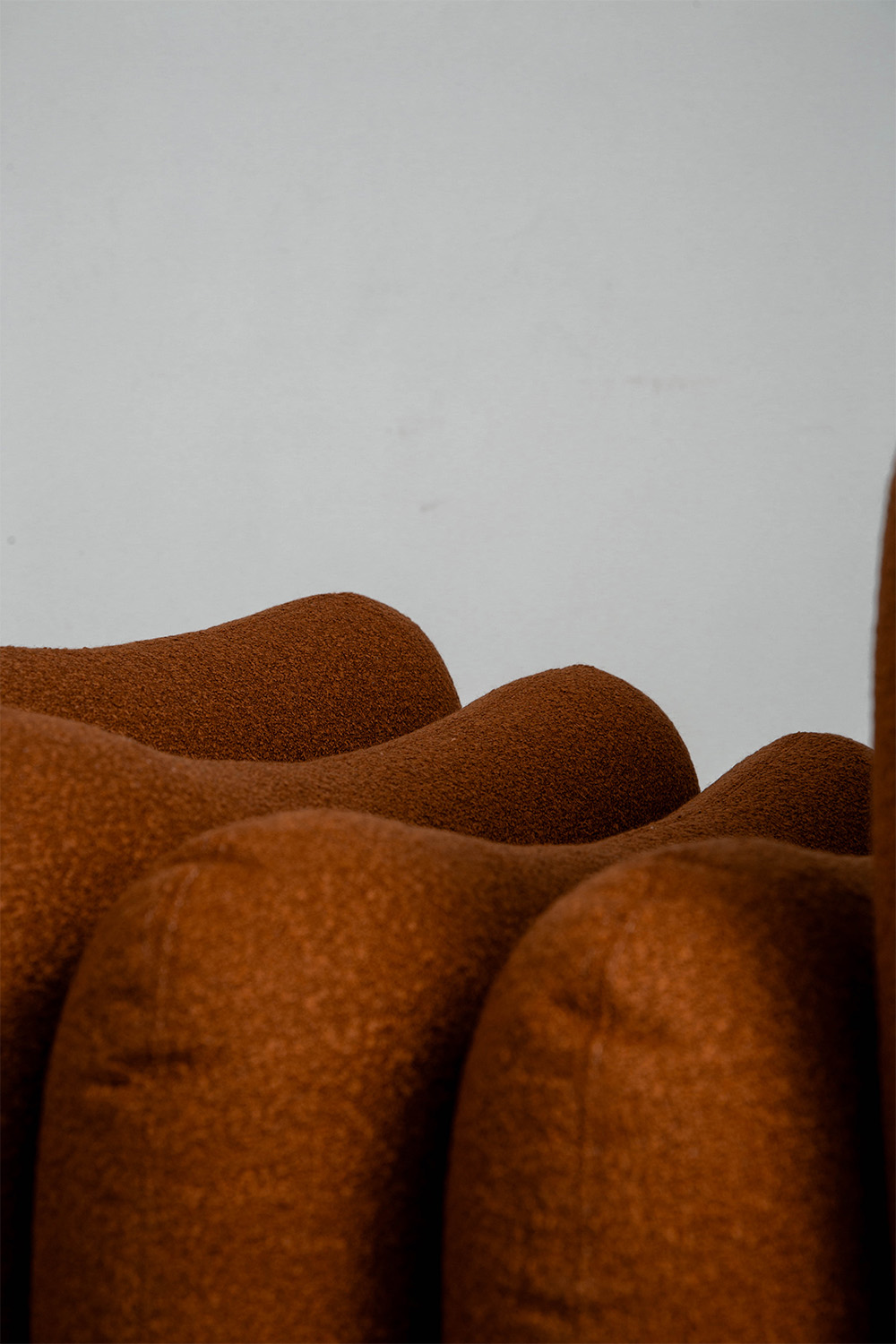 Additional System Armchair and Ottoman by Joe Colombo for Tacchini in Fabric