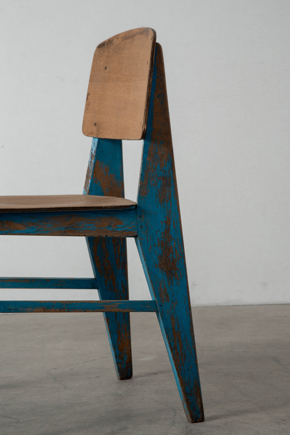 Tout Bois Chair by Jean Prouvé for Établissements Vauconsant in Oak