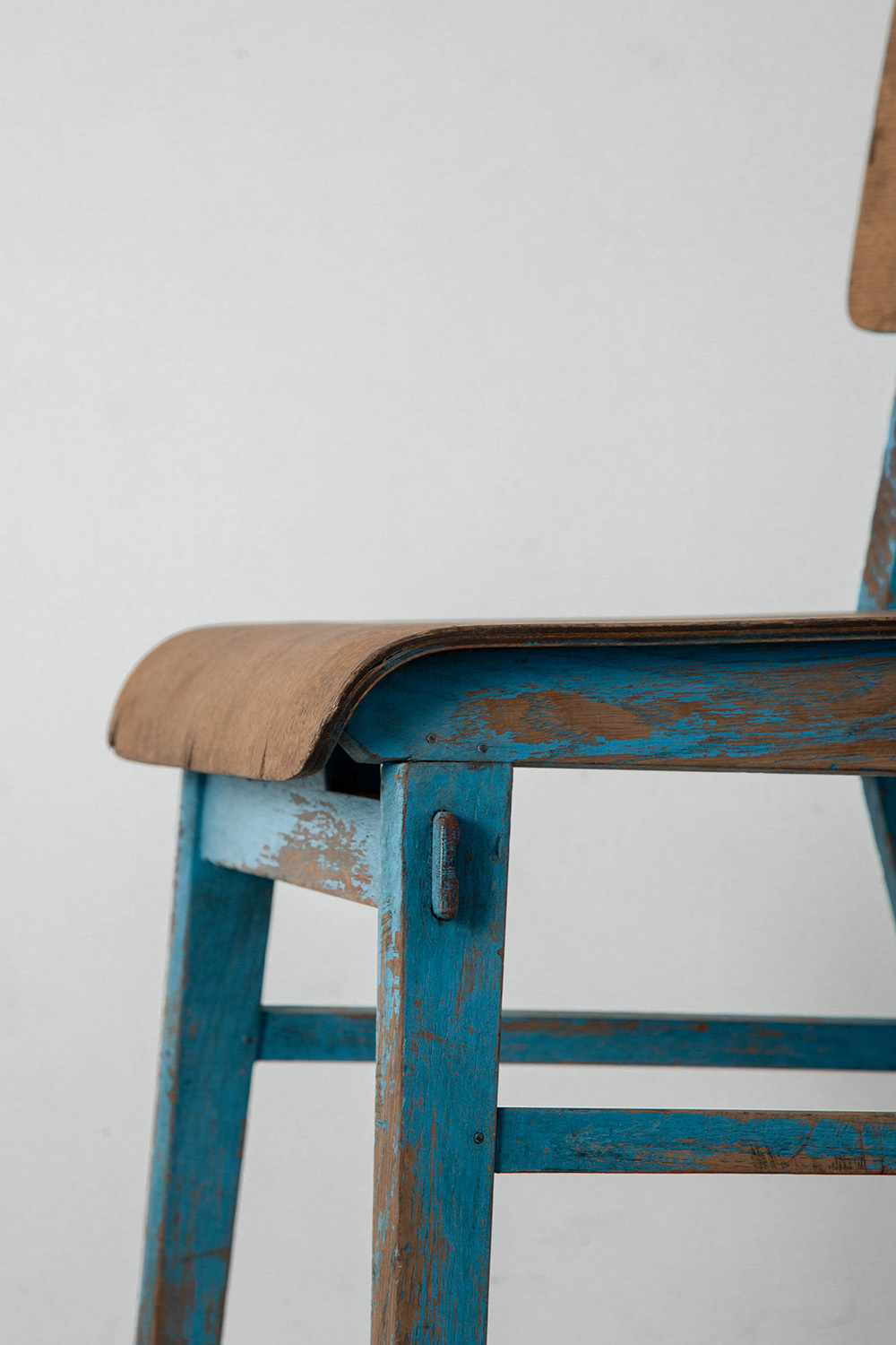 Tout Bois Chair by Jean Prouvé for Établissements Vauconsant in Oak