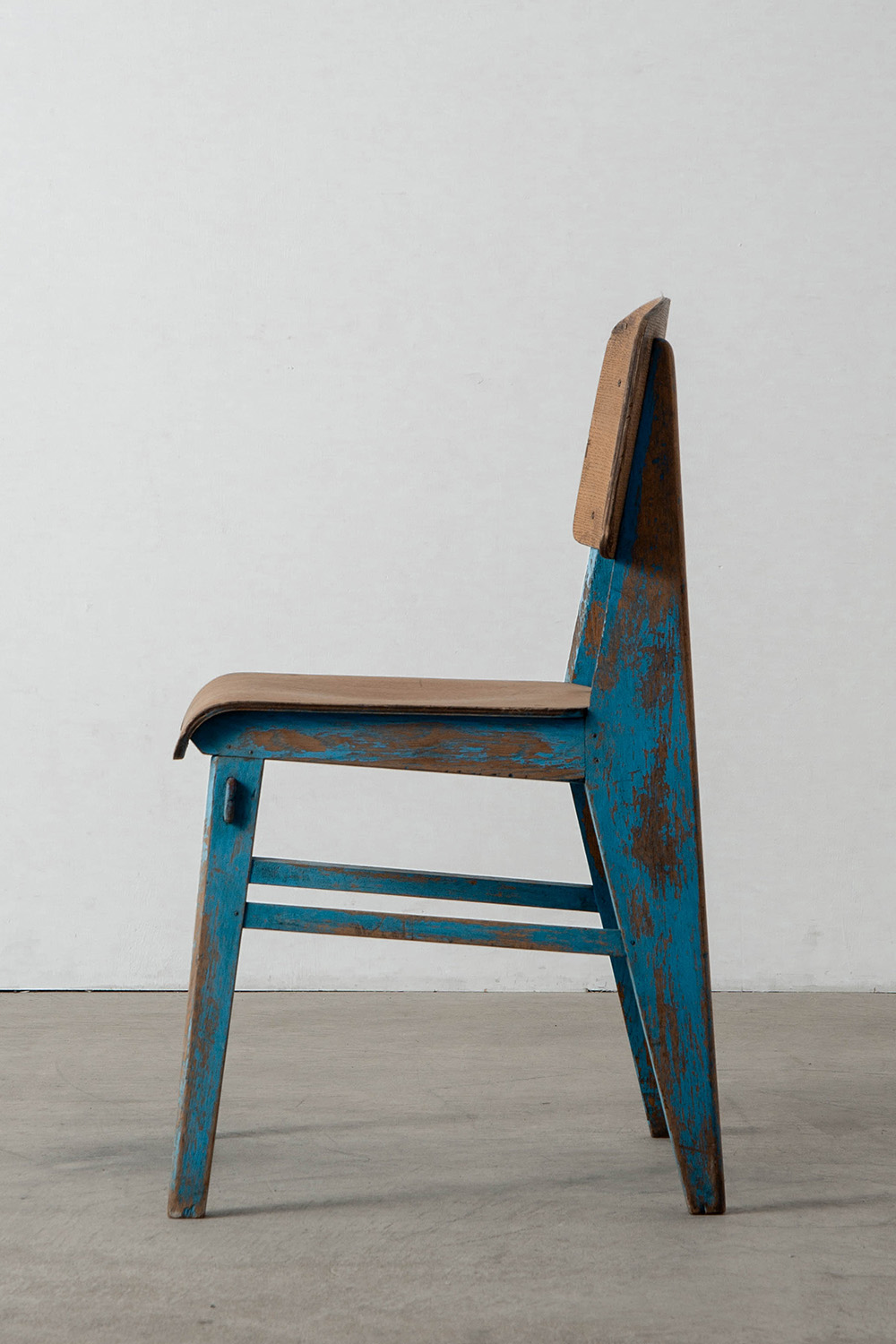 Tout Bois Chair by Jean Prouvé for Établissements Vauconsant in Oak