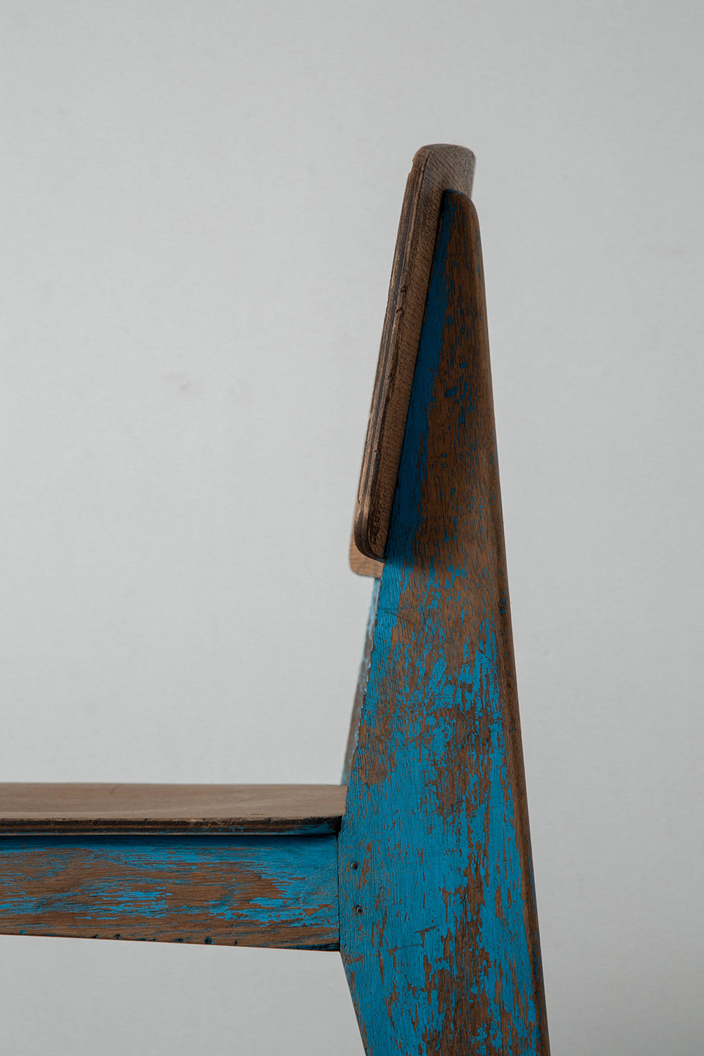 Tout Bois Chair by Jean Prouvé for Établissements Vauconsant in Oak
