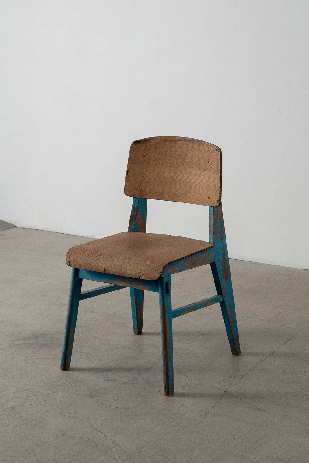Tout Bois Chair by Jean Prouvé for Établissements Vauconsant in Oak
