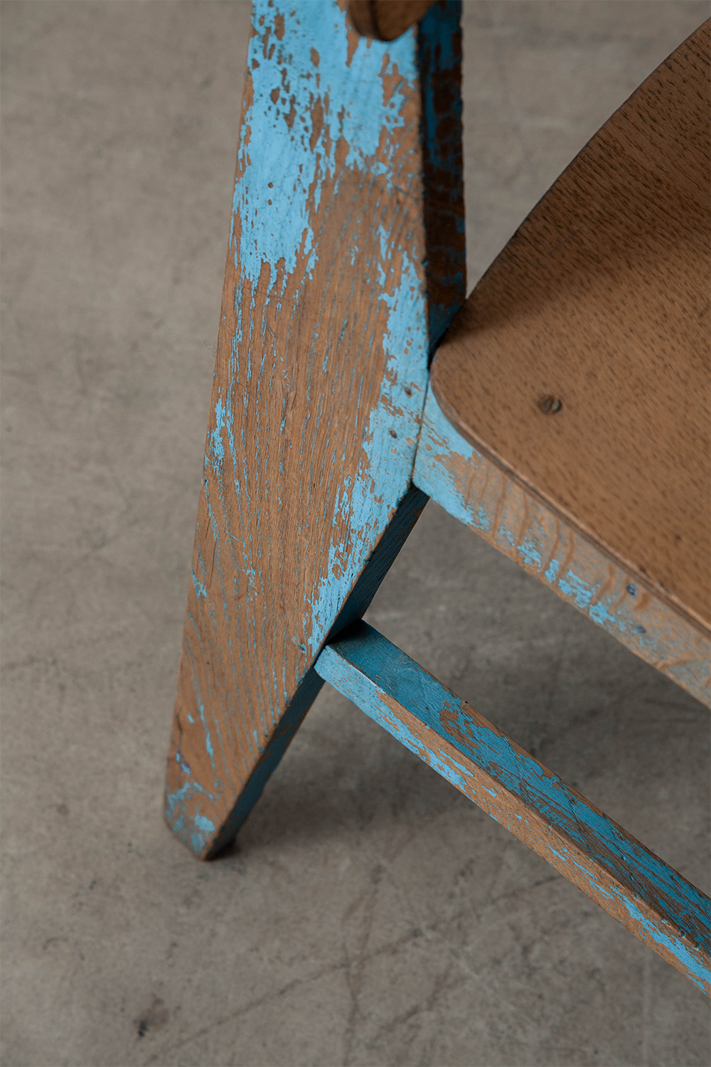 Tout Bois Chair by Jean Prouvé for Établissements Vauconsant in Oak