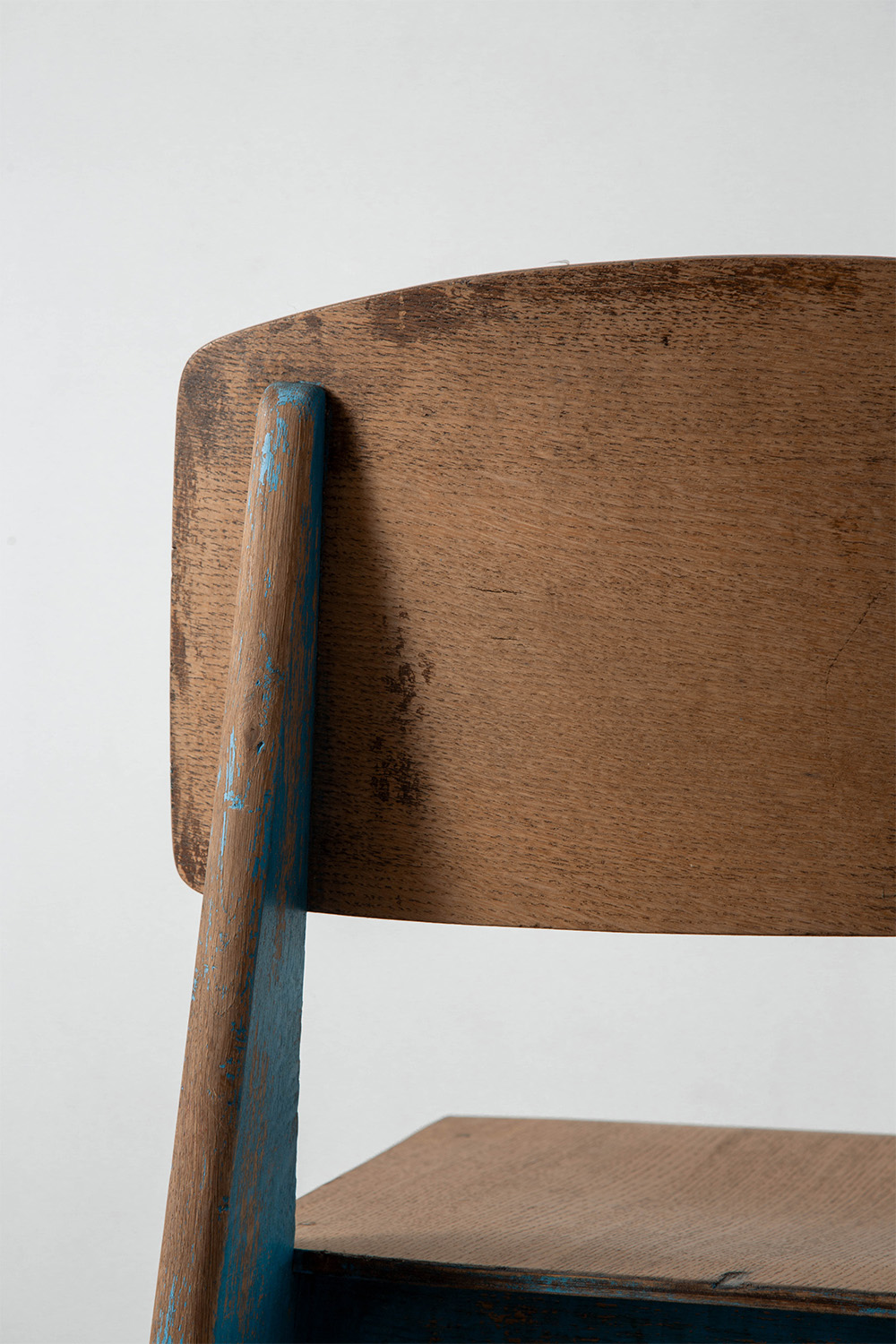 Tout Bois Chair by Jean Prouvé for Établissements Vauconsant in Oak
