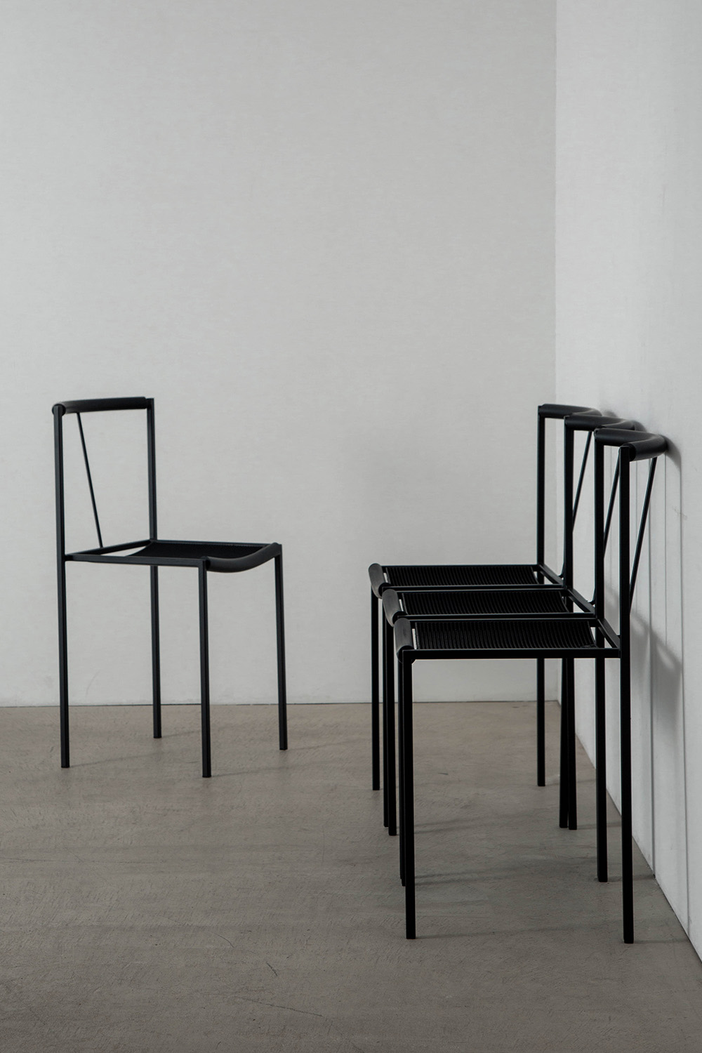 Sedia Chair by Maurizio Peregalli for ZEUS in Steel