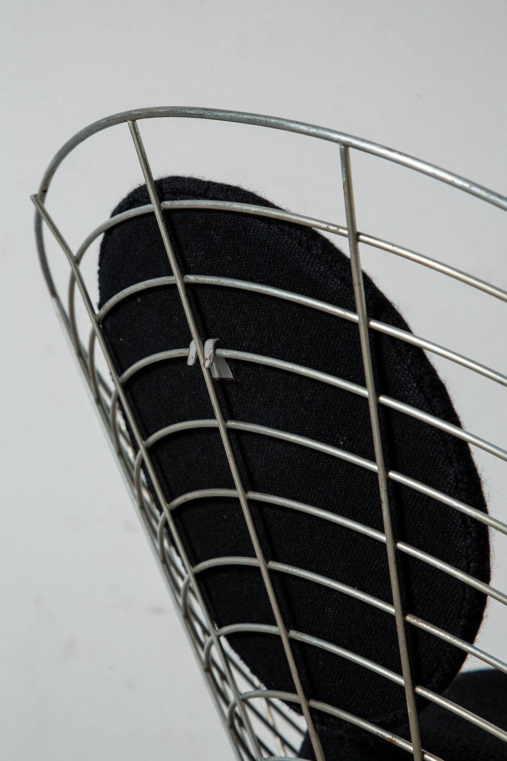Wire Cone Chair by Verner Panton for Plus-Linje in Steel and Fabric