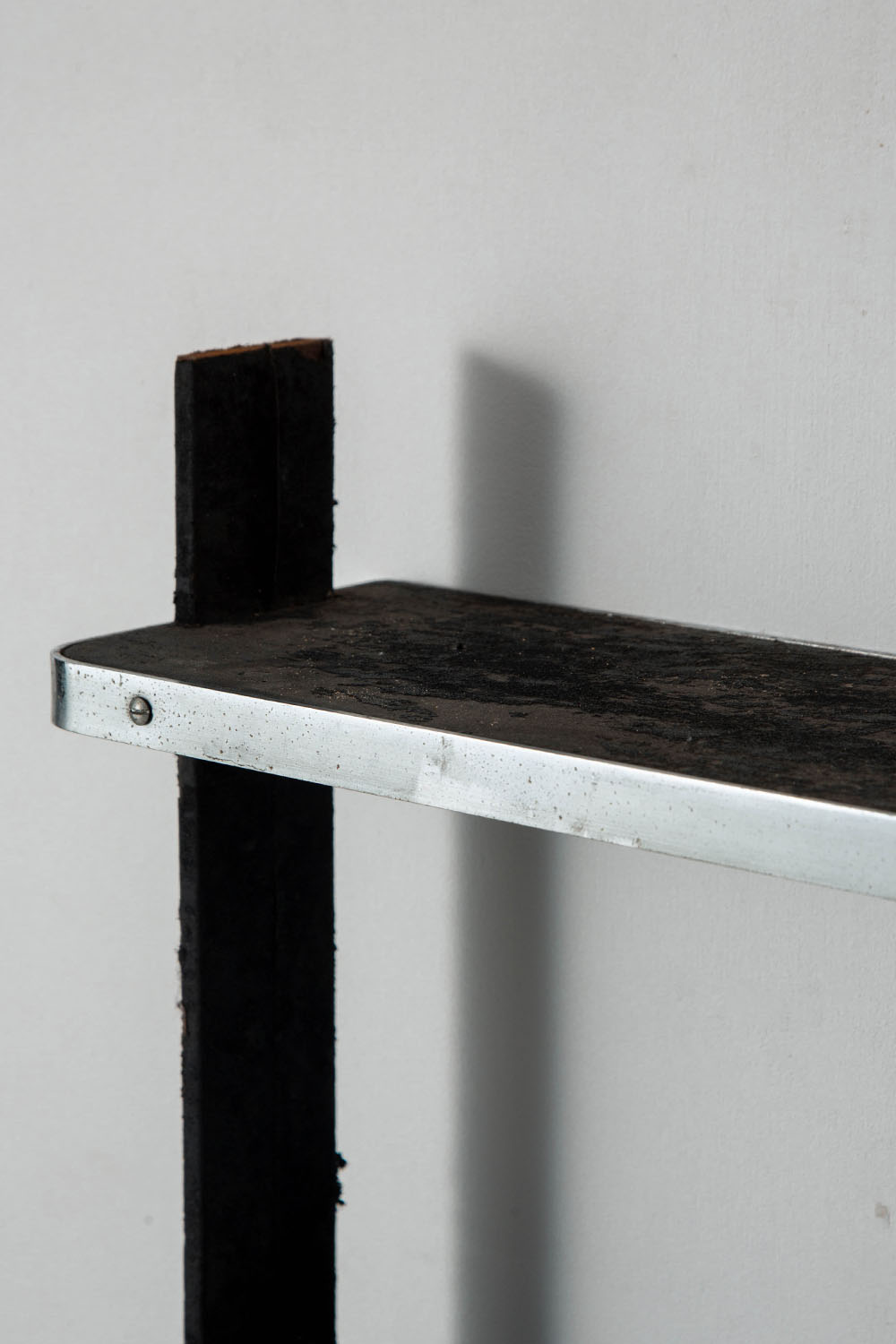 Industrial Shelf in Steel and Wood