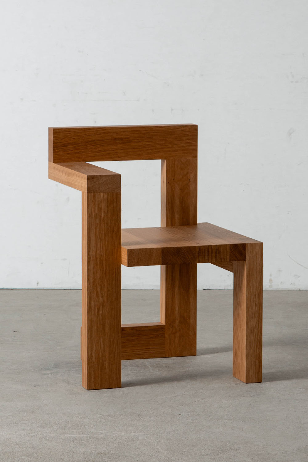 Steltman Chair by Gerrit Thomas Rietveld for Pastoe in Oak