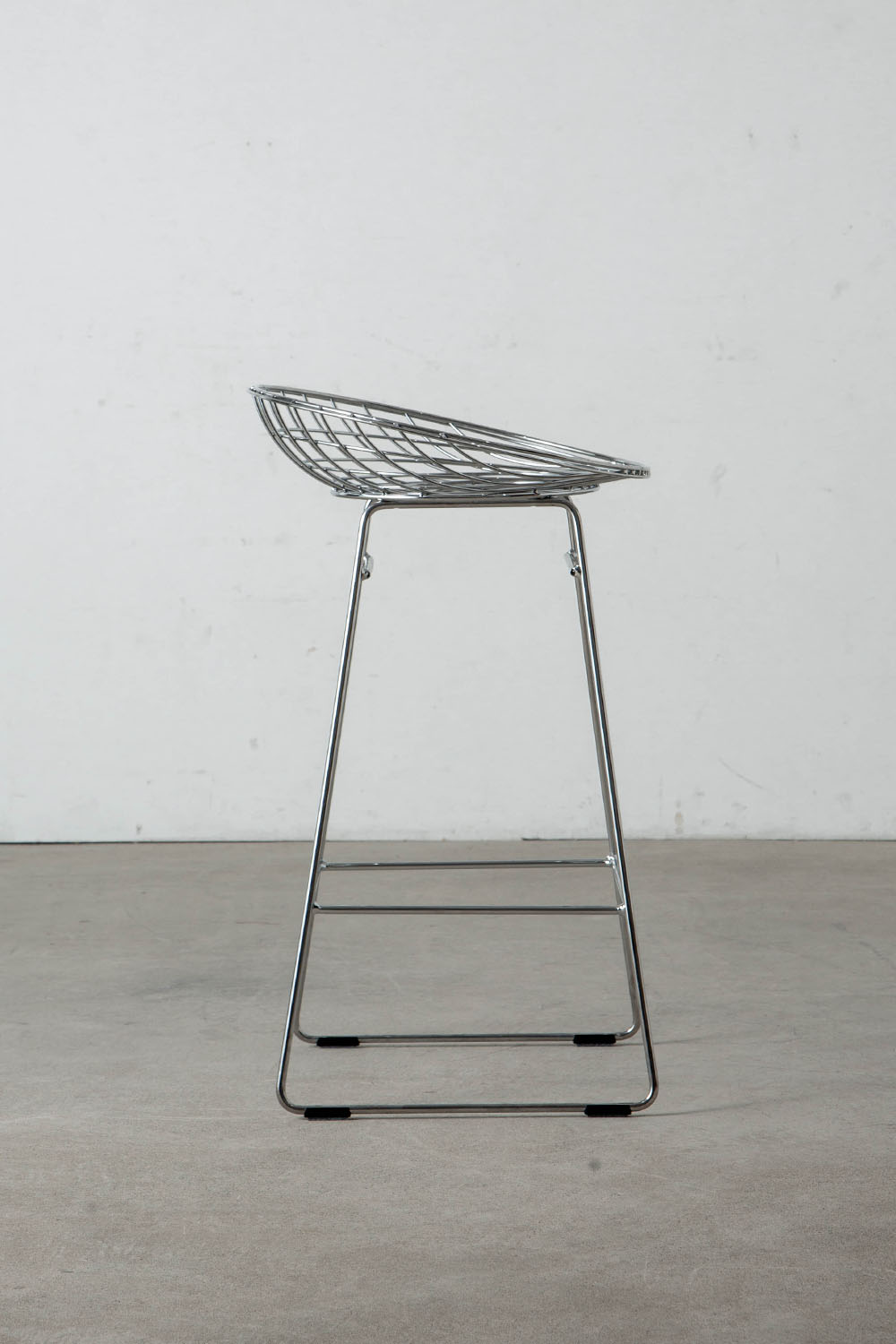 Wire Bar Stool by Cees Braakman for Pastoe in Steel , Chrome