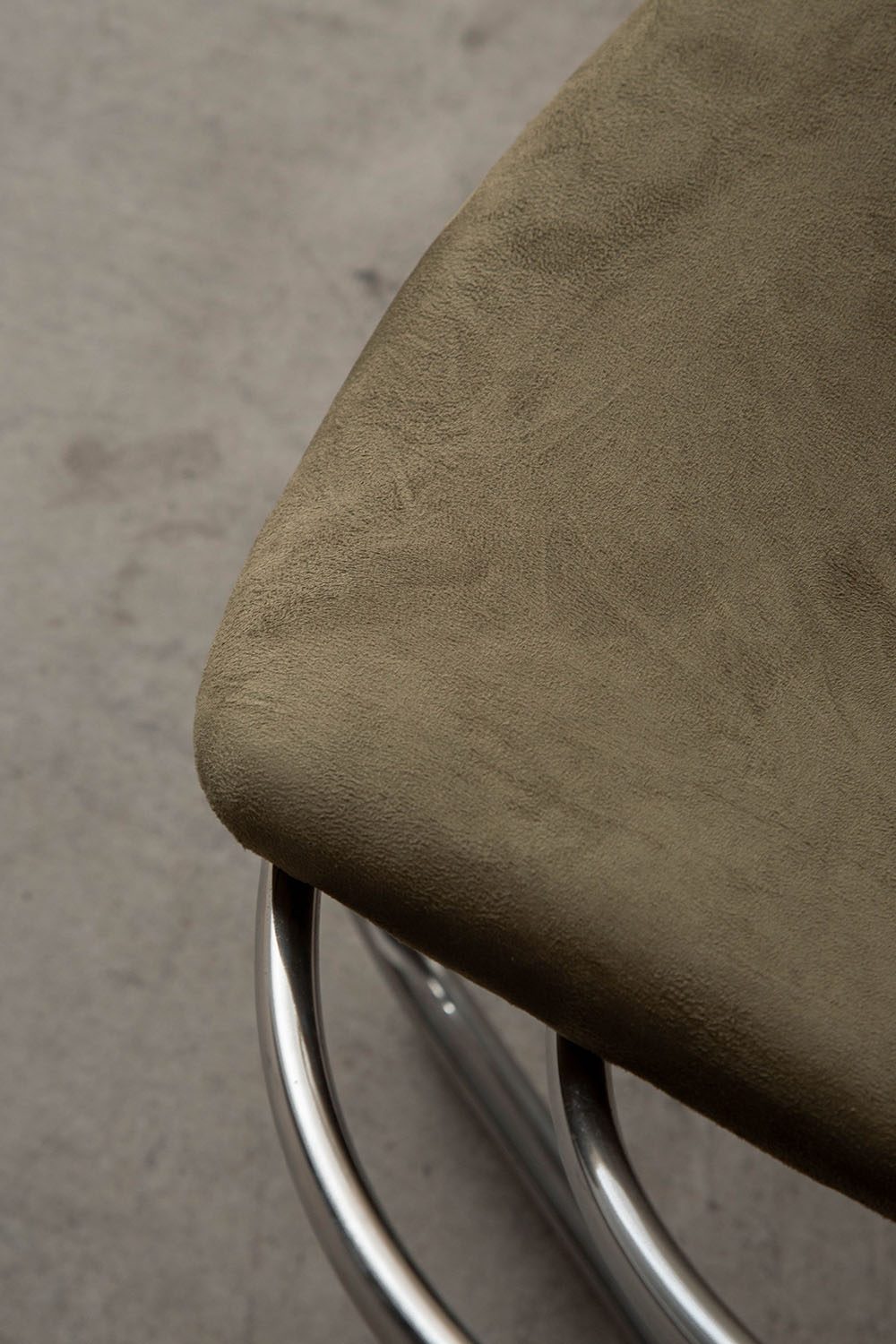 Dining Chair in Fabric and Chrome