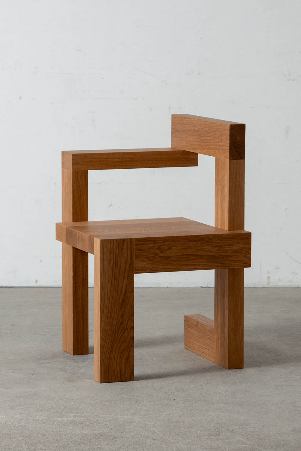Steltman Chair by Gerrit Thomas Rietveld for Pastoe in Oak